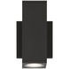 Arena 70 LED 7.09 inch Black Outdoor Wall Mount
